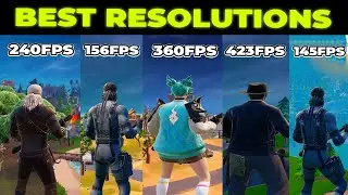 The BEST Stretched Resolutions in Fortnite! ✅ (FPS BOOST + 0 DELAY)