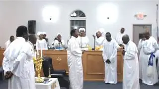 ARRIVAL OF REVEREND MOBIYINA OSHOFFA'S  AT C C C PROVIDENCE U S A FOR ANOINTING CEREMONY