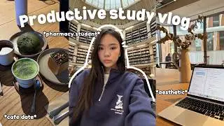 Productive study days in my life as a uni student 📚| Aesthetic London Student Life
