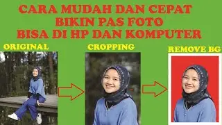 Cara ganti background foto secara online dan mencetak foto nya