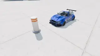 INCREDIBLE CAR COLLISION WITH A BARRIER  - BeamNG Drive | Destroyers