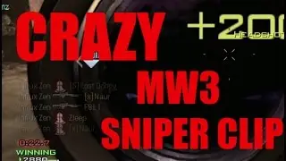 CRAZY MW3 SNIPER CLIP (My Best Sniper Clip Ever)