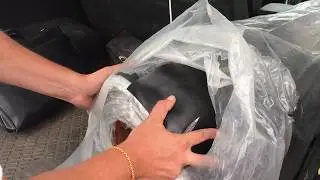 Строим пруд своими руками / клеим пленку геомембрана Винилит