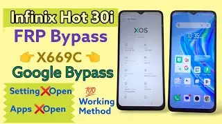 Infinix Hot 30i (X669C) FRP / Google Bypass Without PC 👉 New Trick