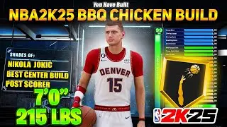 The FIRST EVER ‘BBQ CHICKEN POST SCORER BUILD’ AS A Template in NBA 2K25! EARLY MYPLAYER BUILDER