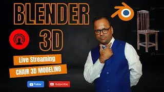 Learn Now How To Blender 3d Live Chair Modeling rendering