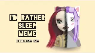 Kero Bonito - I'd rather sleep meme/ stop motion meme /animation meme