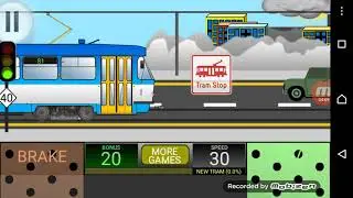 Игра Tram sim 2D катаемся на трамвае Татра т3