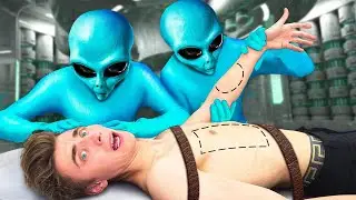 AUßERIRDISCHE im echten Leben! *Wir wurden von einem UFO entführt*