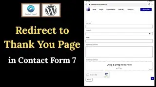 How to Redirect Contact Form 7 to Thank You Page After Submit | Contact Form 7 Redirect Tutorial