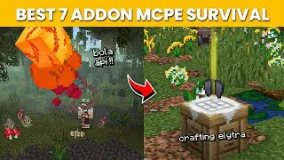 7 ADDON MCPE/BEDROCK TERBAIK & BERGUNA UNTUK SURVIVAL | 1.20/1.21