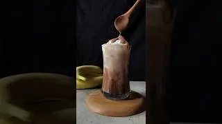 Банановый Айс-латте #напитки #рецепты #coffee #кофе #коктейль