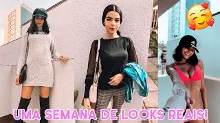 UMA SEMANA DE LOOKS REAIS: do FRIO ao CALOR | Isadora Quadros