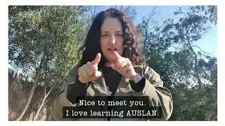 Learning AUSLAN ❤️