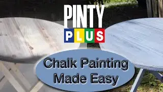 Chalk Painting with PintyPlus Aerosols 2 Tone Finish and Distressing