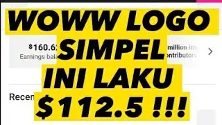 Wooww Logo Simpel Terjual $112.5