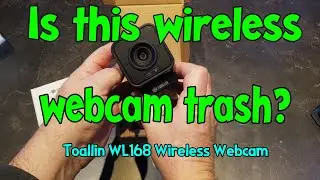 Testing the Toallin WL168 wireless webcam in OBS