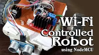 Wi-Fi controlled Robot using NodeMCU