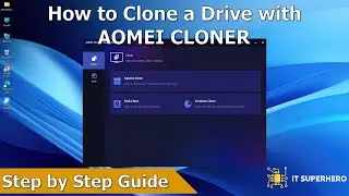 How to clone a drive with Aomei Cloner.