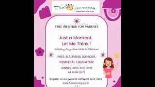 Webinar on Building Cognitive Skills in Children