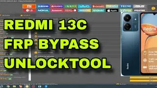 REDMI 13C FRP BYPASS UNLOCKTOOL / Blinking Solved Fix 100% #unlocktool #frpbypass