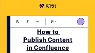 How to Publish a Page in Confluence – Confluence Tutorial