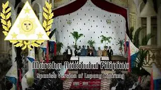National Anthem of the Philippines with Spanish, English and Post-World War II Tagalog versions