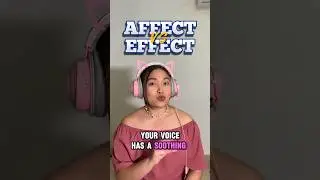 AFFECT vs EFFECT |What’s the difference? #CommonMistakes in English grammar #Englishlessons #Shorts