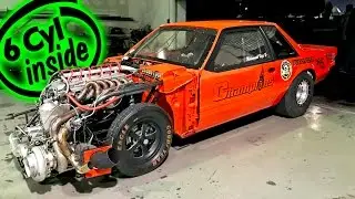 1,700 Horsepower 6-CYLINDER Mustang!