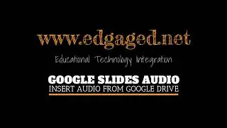 Google Slides Audio