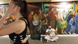 SUBWAY Theater district times square NEW YORK DARBUKA TAHA KARAKAŞ