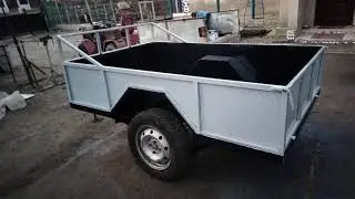 Прицеп самодельный для мини трактора