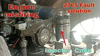 Engine misfiring due to 1 Barcode out of calibration 2765 fault