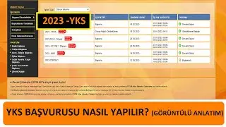 YKS BAŞVURUSU NASIL YAPILIR? (GÖRÜNTÜLÜ ANLATIM)