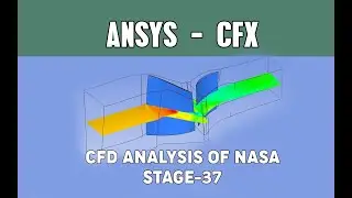 CFD analysis of NASA Stage 37 compressor (Rotor 37 + Stator 37) | CFD Validation | Ansys CFX