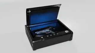 SentrySafe QAP1BLX Pistol Safe: 360 Degree Overview