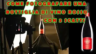 COME FOTOGRAFARE UNA BOTTIGLIA DI VINO ROSSO CON 3 SCATTI - LAMBRUSCO