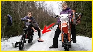 Покатушки на IRBIS TTR 125 и BSE 125 - Открытие Сезона! (Rurally Style)