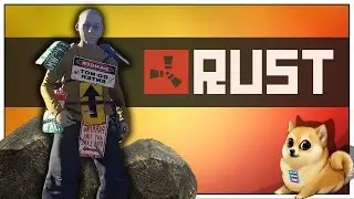 Rust FUNTAGE! - 1v1 PvP, ARK, mountain climbing, trolling!