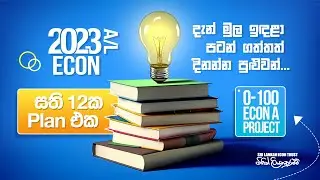 2023 AL | 12 WEEKS WORK PLAN | ඕනම Subject එකකට Set වෙන හරිම ක්‍රමය 🦉