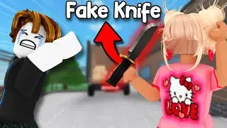 I TROLLED MM2 PLAYERS with A FAKE KNIFE.. 💀