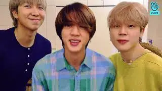 [ENG SUB] BTS JIMIN, RM, JIN VLIVE 💜 -130321