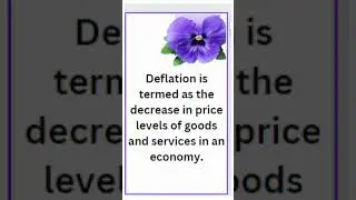 Inflation & Deflation  #selfstudy179 #youtubeshorts #exam #selfeducationonline