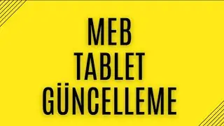 MEB AİDATA Tablet Güncelleme