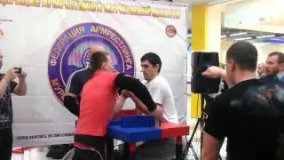 Чемпионат Мурманска по армрестлингу в.к. до 75 кг
