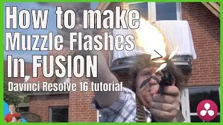 How to make muzzle Flashes in Davinci Resolve 16 with fusion