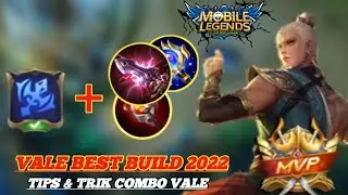VALE BEST BUILD TERSAKIT 2022-VALE TUTORIAL TIPS & TRIK SKIL VALE#mobilelegends#tutorialvale#valeml