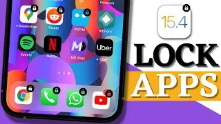 iOS 15.4 - LOCK🔒Apps in iPhone with FACE ID or PASSCODE | 2022