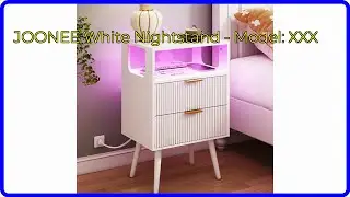 REVIEW (2026): JOONEE White Nightstand - Model: XXX. First Look.