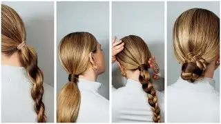 Гладкие прически - удобно и красиво!